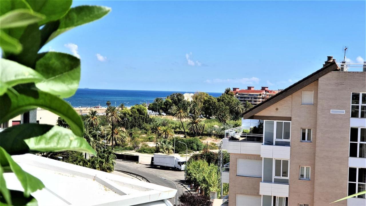 Beau Penthouse Avec Vue Mer Dénia Extérieur photo